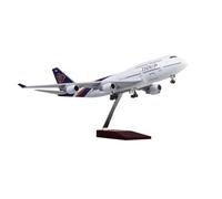 ZXGGASG Diecast Airplane Toys Scale 747 Thai Model Die-Casting Machine Souvenir Decoration Collected Static Display Aircraft For Collection(No Light)