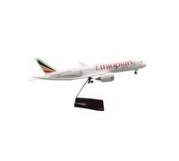 ZXGGASG Diecast Airplane Toys Scale 787 Ethiopian Airways Ornament Resin Material Decorative with Plane Model Aircraft For Collection and Display(No Light)