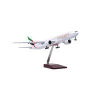 ZXGGASG Diecast Toys 1/157 Scale B777 Aircraft UAE Resin Plane Airplane Building Airplanes Decoration Display Model For Collection and Display(No Light)