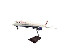 ZXGGASG Diecast Toys Scale 47cm Airplane A350 British 350 Plane Model Decoration Collectible Display Aircraft Desktop Models For Collection(No Light)