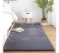 ZXGGASG Faux Rabbit Fur Super Soft Fluffy Area Rug for Living Bedroom Kids Room Nursery Non Slip Anti Skid Carpet and Cozy Camel 80x160cm