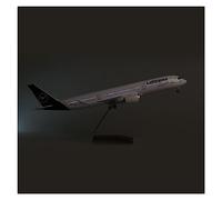 ZXGGASG Fighter Planes Plane Model 47cm Airplane ircraft Lufthansa A380 1/160 Scale Diecast Resin Light and Wheel Plane(A,with Light)