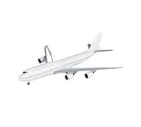 ZXGGASG Finished Collectibles Gifts 1:400 For B747-8 Jet Plane Model Ornament Children's Gift Scale Aircraft