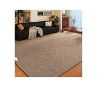 ZXGGASG Large Brown Area Rug Living Room Non-Slip Soft Carpet for Bedroom & Study Coffee Table Mat Khaki 200x300cm Cozy Floor Covering Home Decor