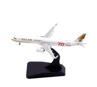 ZXGGASG Metal Diecast 1/400 Scale Bahrain Gulf A321NEO A9C-NB Adult Collectible Aircraft Models For Collection and Display