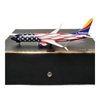 ZXGGASG Replica Aircraft Models 1:200 19CM Finished Metal Airliner Model For B737-800 N500WR Scale Airplane Office Desk Decor Miniature Airplane Model