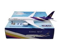 ZXGGASG Replica Aircraft Models 1:400 15CM Finished Metal Airliner Model For Thai Airways B787-9 HS-TWB Diecast Airplane Office Desk Decor Miniature Airplane Model