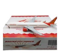 ZXGGASG Replica Aircraft Models 1:400 18CM Finished Metal Airliner Model For Air India B777-300ER VT-ALX Flaps Deployed Scale Airplane Miniature Airplane Model