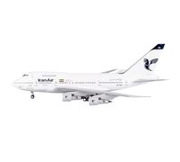 ZXGGASG Replica Aircraft Models 14CM 1/400 Large Scale Display Model Airplane For Iran Air For B747SP EP-IAA Static Finished Aircraft Miniature Airplane Model