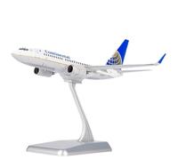ZXGGASG Replica Aircraft Models 16CM 1/200 Large Scale Display Model Airplane For Continental Airlines B737-700/w N16709 Static Finished Aircraft Miniature Airplane Model