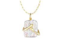 ZXGGASG Silver for Men and Women, Dog Mother Child Hug Angel Wings Pendant, Two Hands Hugs Kisses Necklace,