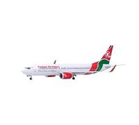 ZXGGASG Toys 1/85 Scale B737 MAX Aircraft Kenya Airplane W and Wheel Diecast Resin Plane Collection Model Airplanes For Collection(No Light)