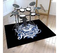 ZXHH Alfombra para Batería Electrónica - Alfombra Acústica para Tambor - Hombres, Mujeres, Guitarristas - 1.2 * 1.6/1.6 * 2M (100% Libre de Formaldehído)