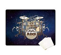 ZXHH Alfombras Acusticas Alfombra Bateria Electronica | Alfombra para Batería Alfombrilla para Batería Alfombrilla Insonorizada | Alfombras Rectangulares Antideslizantes (Espesar)