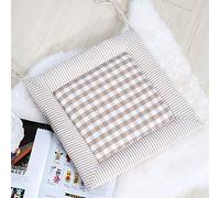 ZXHH Cojines Cuadradas para Silla 40x40cm - Cojines de Asiento cojín de Silla - Cojín para Silla de Suelo,100% algodón,para Cocina/Cuarto/Sala/Jardín (Set de 2,4,6 Cojín Silla)