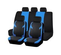 ZXHHXEB Fundas Asientos Coche,para Opel Olympia Ascona Calibra Vectra Zafira Cómodo Transpirable Delanteros y Traseros Coche Cubreasientos,Fundas Coche Antideslizantes,Blue