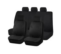 ZXHHXEB Fundas Asientos Coche,para Opel Olympia Ascona Calibra Vectra Zafira Cómodo Transpirable Delanteros y Traseros Coche Cubreasientos,Fundas Coche Antideslizantes,Black