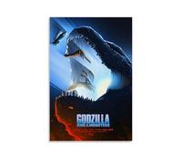 ZXHJDS Godzilla King of The Monsters- Póster impermeable para decoración de pared, sala de estar, baño, cocina, multifuncional, moderno, fácil de limpiar, regalos decorativos, 60 x 90 cm, estilo sin