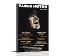 ZXHJDS Paolo Nutini - Póster impermeable para decoración de pared, sala de estar, baño, cocina, multifuncional, moderno, fácil de limpiar, regalos decorativos, 60 x 90 cm, estilo marco