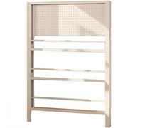 ZXHKZDX 3 Capa Metal Molde De Tubería, De Pie Estantes para Utensilios, Almacenamiento Panel Forrado con Estantería para Cocina Garaje Sala De Estar Baño(70X120X8CM)