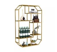 zxhrybh Botellero Vino de Pared, Wine Rack Independientes, Botellero Pared de Bar, para Decoración de Hogar, Bar, Comedor, Cocina(Gold,25.5in/65cm)