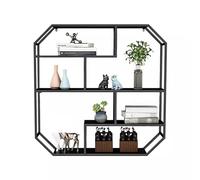 zxhrybh Botellero Vino de Pared, Wine Rack Independientes, Botellero Pared de Bar, para Decoración de Hogar, Bar, Comedor, Cocina(Black,27.5in/70cm)