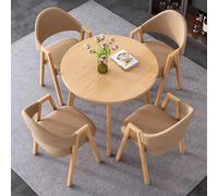 zxhrybh Combinación de Mesa y Silla de Hotel de Negocios, Juego de Mesa y Silla de Barra de Desayuno de Cocina, Combinación de Mesa y Sillas para Ahorrar Espacio(A-2)