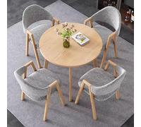 zxhrybh Combinación de Mesa y Silla de Hotel de Negocios, Juego de Mesa y Silla de Barra de Desayuno de Cocina, Combinación de Mesa y Sillas para Ahorrar Espacio(A-1)