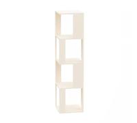 zxhrybh Libreria, Estanteria de Piso de Varias Capas, Estanteria Libros Simple, Independiente Creativa con Almacenamiento, para Espacios Pequeños, Dormitorio, Sala de Estar(White,59in/150cm)