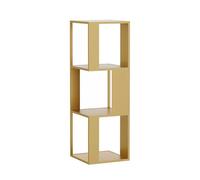 zxhrybh Libreria, Estanteria de Piso de Varias Capas, Estanteria Libros Simple, Independiente Creativa con Almacenamiento, para Espacios Pequeños, Dormitorio, Sala de Estar(Gold,47.2in/120cm)