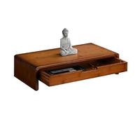zxhrybh Mesa de Meditación de Bambú con Cajón, Mesa de Buda de Escritorio para Oración en Casa, Prácticas Espirituales Paganas y Wiccanas(15.7in/40cm)