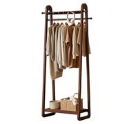 zxhrybh Perchero de Pie Multifuncional con Estante Inferior, Percheros Independiente Resistente para Dormitorio y Entrada(Brown,23.6in/60cm)