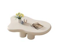 ZXiangguiOU-2025 Mesa de té de café Mesa de Centro, diseño Irregular Creativo for Salas Estar pequeñas, Muebles Minimalistas Modernos, decoración del hogar(100x69x40cm)