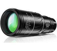 ZXIANGZ Monocular de Doble Enfoque HD 16X52, Lente telescópica 10X, Monocular de 66/8000M para observación de Aves al Aire Libre, Camping, Senderismo Deportivo
