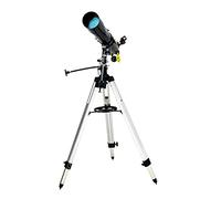 ZXIANGZ Telescopio astronómico, telescopios monoculares reflectores HD 270X de 900/80 mm con trípode, 2 oculares y Soporte para teléfono con buscador para observar Las Estrellas del Cielo