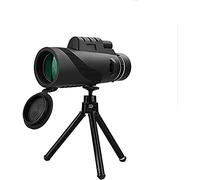ZXIANGZ Telescopio de Alta Potencia, monocular BAK-4 HD 40 × 60 con trípode de Soporte, Zoom Impermeable, Alcance de Poca luz para observación de Aves,