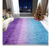 ZXIAOHUI Alfombra Pelo Largo 190 x 235 cm Antideslizante, Fluffy, Muy Suave, No Se Desprenden, Lavable hasta 30 Grados, Alfombras Salon Grandes, Alfombra Suave, Adecuado para Interiores, D