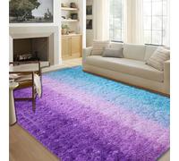 ZXIAOHUI Alfombra Pelo Largo 190 x 260 cm Antideslizante, Fluffy, Muy Suave, No Se Desprenden, Lavable hasta 30 Grados, Pelo Largo Alfombra, Alfombras Grandes, Adecuado para Interiores, E