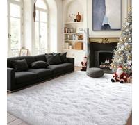 ZXIAOHUI Alfombra Pelo Largo 80 x 200 cm Antideslizante, Fluffy, Muy Suave, No Se Desprenden, Lavable hasta 30 Grados, Alfombra de Pelo Largo, Alfombras Moderna, Adecuado para Interiores, Blanco