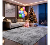 ZXIAOHUI Alfombra Shaggy 170 x 180 cm Antideslizante, Fluffy, Muy Suave, No Se Desprenden, Lavable hasta 30 Grados, Alfombra de Pelo Largo, Alfombras Moderna, Adecuado para Interiores, Tie-Dye-F