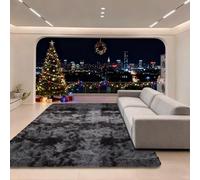 ZXIAOHUI Alfombra Shaggy 260 x 420 cm No Se Desprenden, Lavable hasta 30 Grados, Antideslizante, Fluffy, Muy Suave, Alfombra Salón Pelo, Alfombras Esponjosa, para Dormitorio, Sala de Estar, Tie-Dye-C