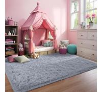 ZXIAOHUI Alfombras de Área 80 x 130 cm Largo Felpa, Mullida, Suaves, No Suelta Pelo, Alfombra Grande Salon Alfombras Grandes Adecuado para Habitación Decorativo, Gris