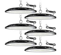 ZXICH UFO LED Lámpara de Alta Bahía,300W 45000LM Led Iluminación Comercial,6000K-6500K LED Iluminación de Almacén,IP65 Impermeable Naves Industriales Para Patio,Garaje,Fábrica,Taller