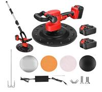 ZXINXIN Fratasadora eléctrica para mortero de Cemento de hormigón, alisadora para Paredes de Cemento, 6 velocidades Regulables con Interruptor, enlucidora de Paredes 2 * 22500mAh