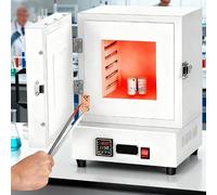 ZXINXIN Horno de mufla eléctrico de Laboratorio para cerámica de 2000 W, Horno eléctrico de fusión de Metales a 1150 ℃, para odontología, Trabajos de cerámica y Tratamiento de Joyas.