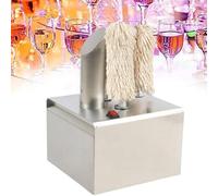 ZXINXIN Pulidora eléctrica de Copas de Vino, Secadora automática eléctrica para Bar, para vestíbulos, Salones, Bares, cocinas, restaurantes y hoteles. 3heads