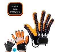 ZXJDP Guantes De Robot Para Entrenamiento De Rehabilitación De Dedos, Recuperación Mejorada De Golpes De Mano Y Entrenador De Rehabilitación De Un Solo Dedo, Velocidad Y Fuerza Ajustables,Left,L