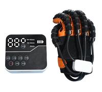 ZXJDP Guantes Robóticos De Rehabilitación De Manos, Equipo De Terapia De Accidente Cerebrovascular Eléctrico Con Entrenamiento Inteligente Con Dedos Divididos, Velocidad Y Fuerza Ajustables,Right,XL