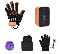 ZXJDP Guantes Robóticos De Rehabilitación De Manos, Recuperación Mejorada De Golpes De Mano Y Entrenador De Rehabilitación De Un Solo Dedo, Equipo De Terapia De Golpes Eléctricos,Left,XL