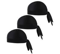 ZXJLWR Bandana para hombre, 3 unidades, pañuelos para la cabeza, pañuelo transpirable para hombres, ideal para ciclismo, correr y senderismo, bandana de algodón ligero
